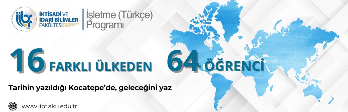 Uluslararası Öğrenci Sayıları – İşletme (Türkçe) Programı