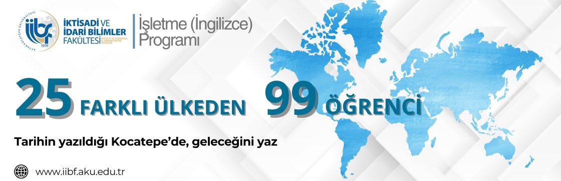 Uluslararası Öğrenci Sayıları – İşletme (İngilizce) Programı